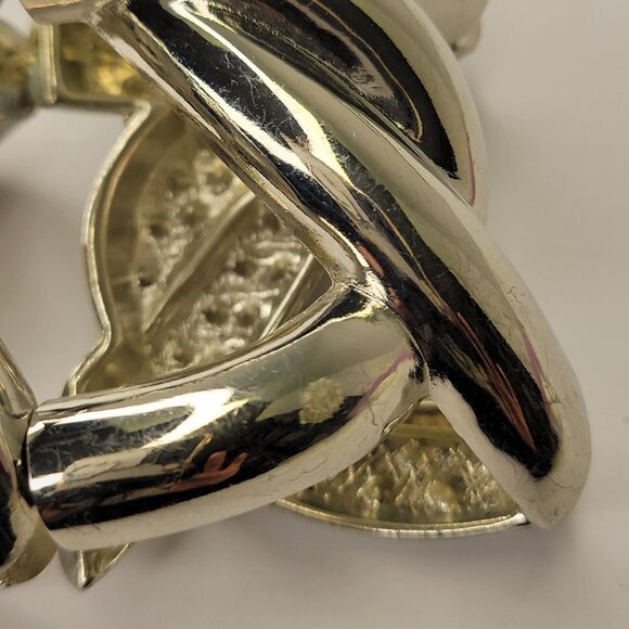 Silver Crystal Stretchy Bracelet - Picture 10 of 15